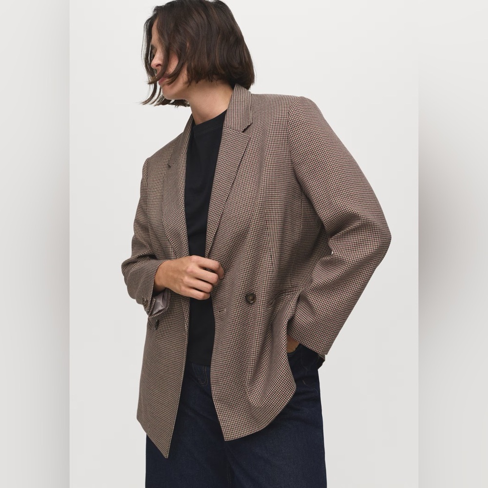 Mango Houndstooth Blazer - Picture 3 of 11